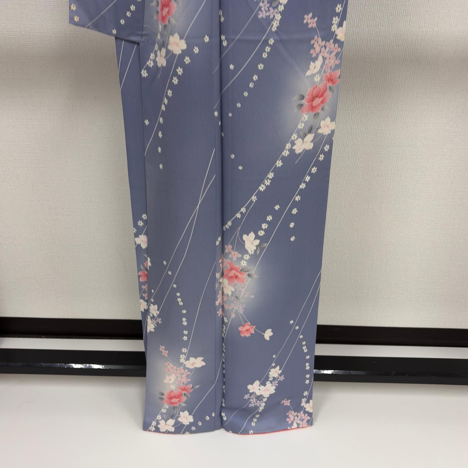 小紋 正絹 美しい染めの花 袷 着物 MK-7737 - メルカリ