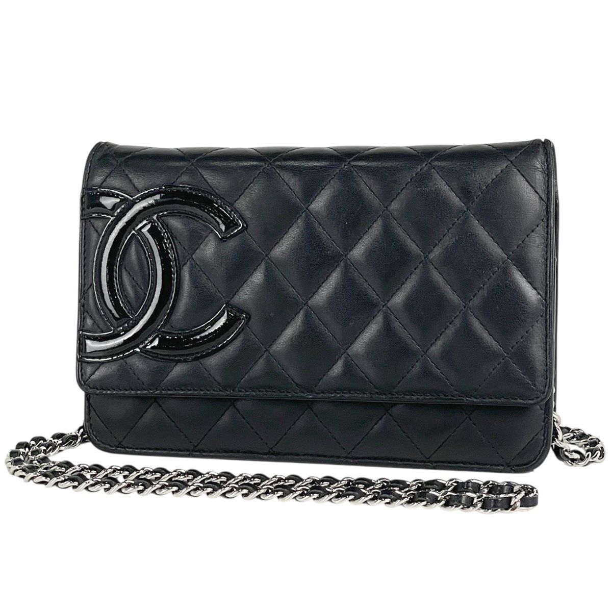 シャネル CHANEL カンボンライン チェーンウォレット ココマーク 