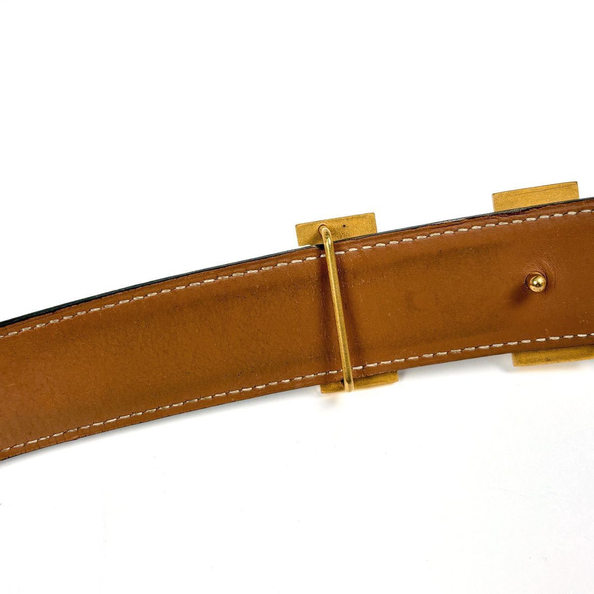 エルメス HERMES コンスタンス リバーシブル ベルト レザー ブラック/ブラウン 90 X刻印 2016年 中古 新入荷 HE1186 HERMES エルメス 黒/茶 ブラック/ブラウン Hバックル コンスタンス H