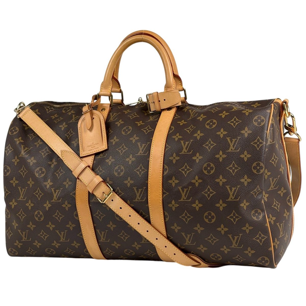 ルイ・ヴィトン Louis Vuitton キーポル バンドリエール50 ボストンバッグ モノグラム ブラウン M41416 レディース 【中古】