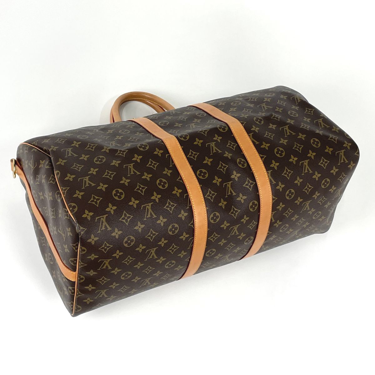 ルイ・ヴィトン Louis Vuitton キーポル バンドリエール55 ボストンバッグ モノグラム ブラウン M41414 レディース 【中古】 ルイ・ヴィトン Louis Vuitton キーポル バンドリエール55 ボストンバッグ モノグラム ブラウン M41414 レディース 【中古】