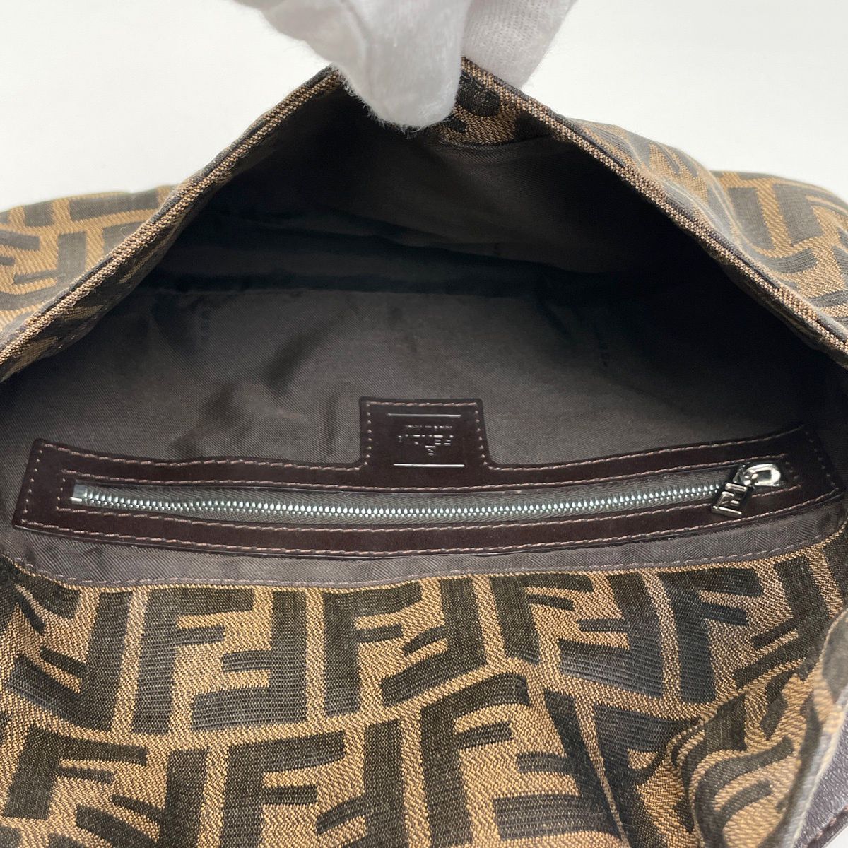 フェンディ FENDI ズッカ柄 マンマバゲット ショルダーバッグ 