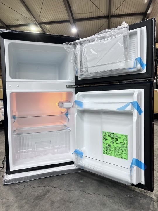 【開封済・未使用品】アイリスオーヤマ 冷凍冷蔵庫 90L IRSD-9B-B ブラック 【開封済・未使用品】アイリスオーヤマ 冷凍冷蔵庫 90L IRSD-9B-B ブラック