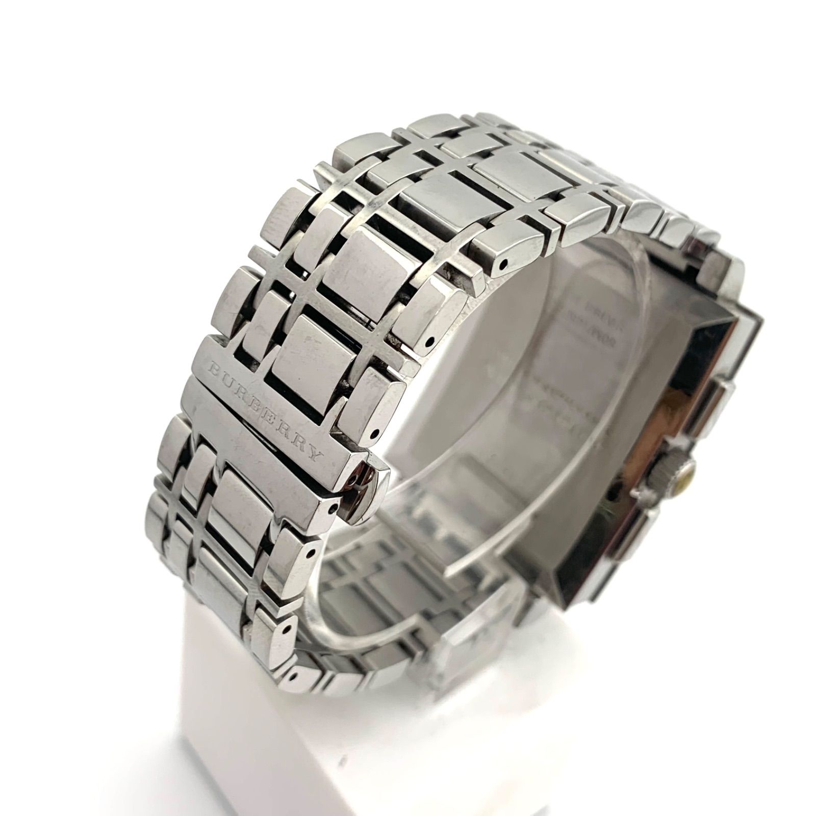 中古】BURBERRY BU1326 シルバー クロノグラフ腕時計 - メルカリ