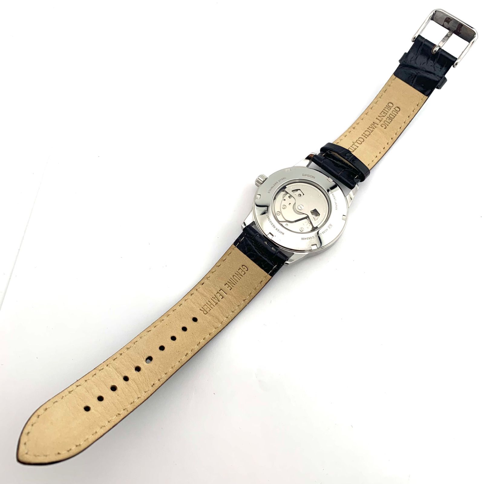 中古】ORIENT AC05-C0-A 自動巻き 腕時計 青文字盤 - メルカリ