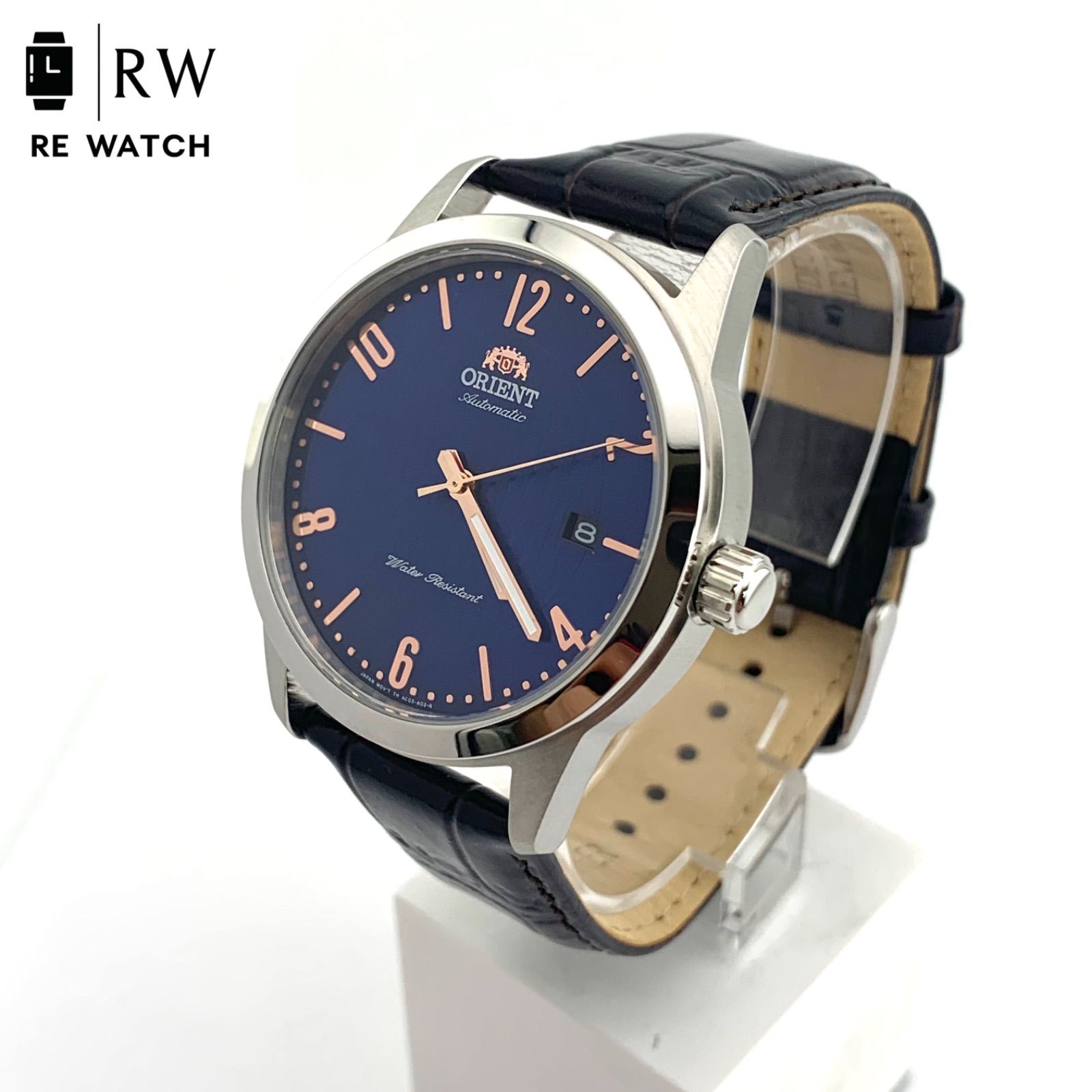 中古】ORIENT AC05-C0-A 自動巻き 腕時計 青文字盤 - メルカリ