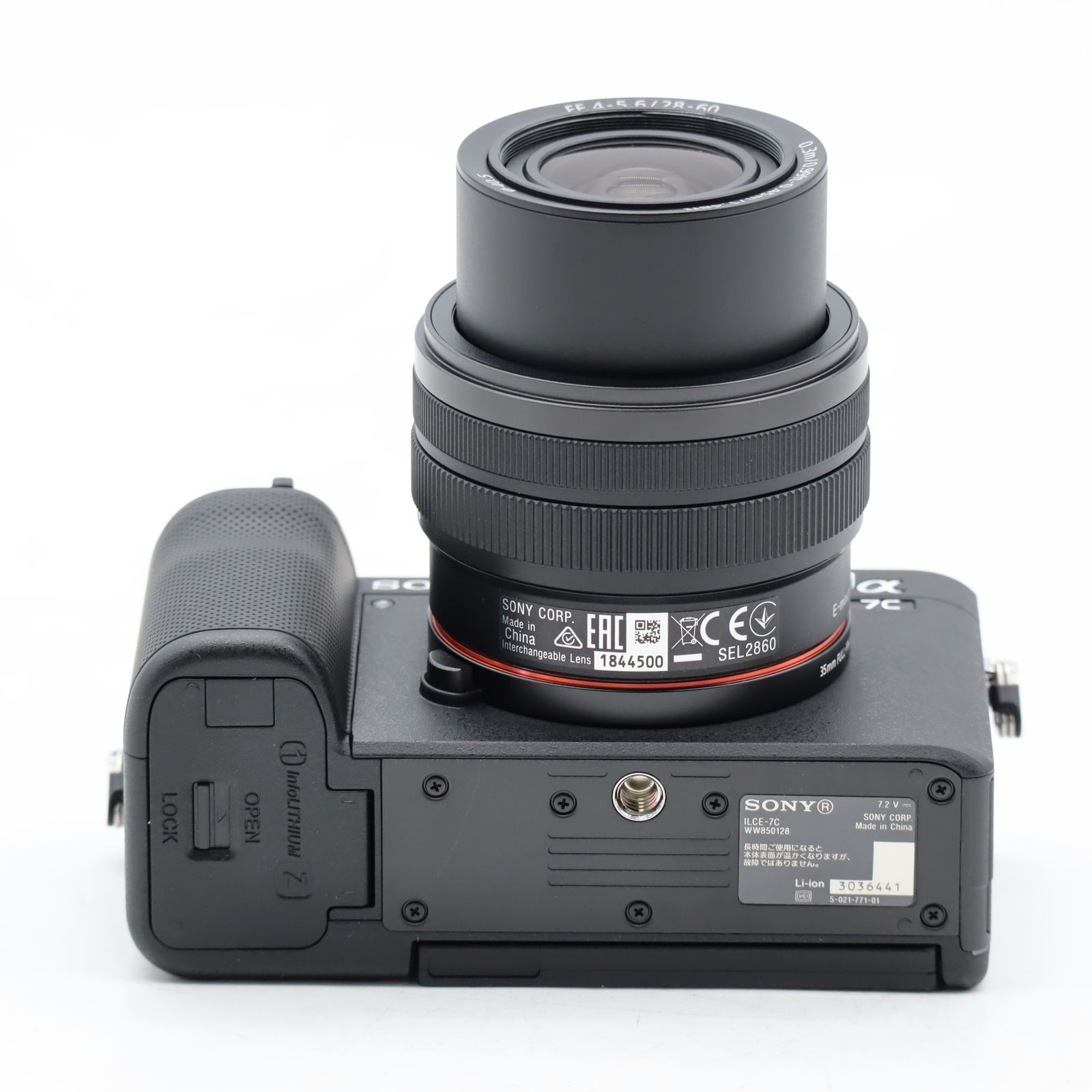 ショット数7,388】SONY α7C ズームレンズキット ILCE-7CL ブラック 