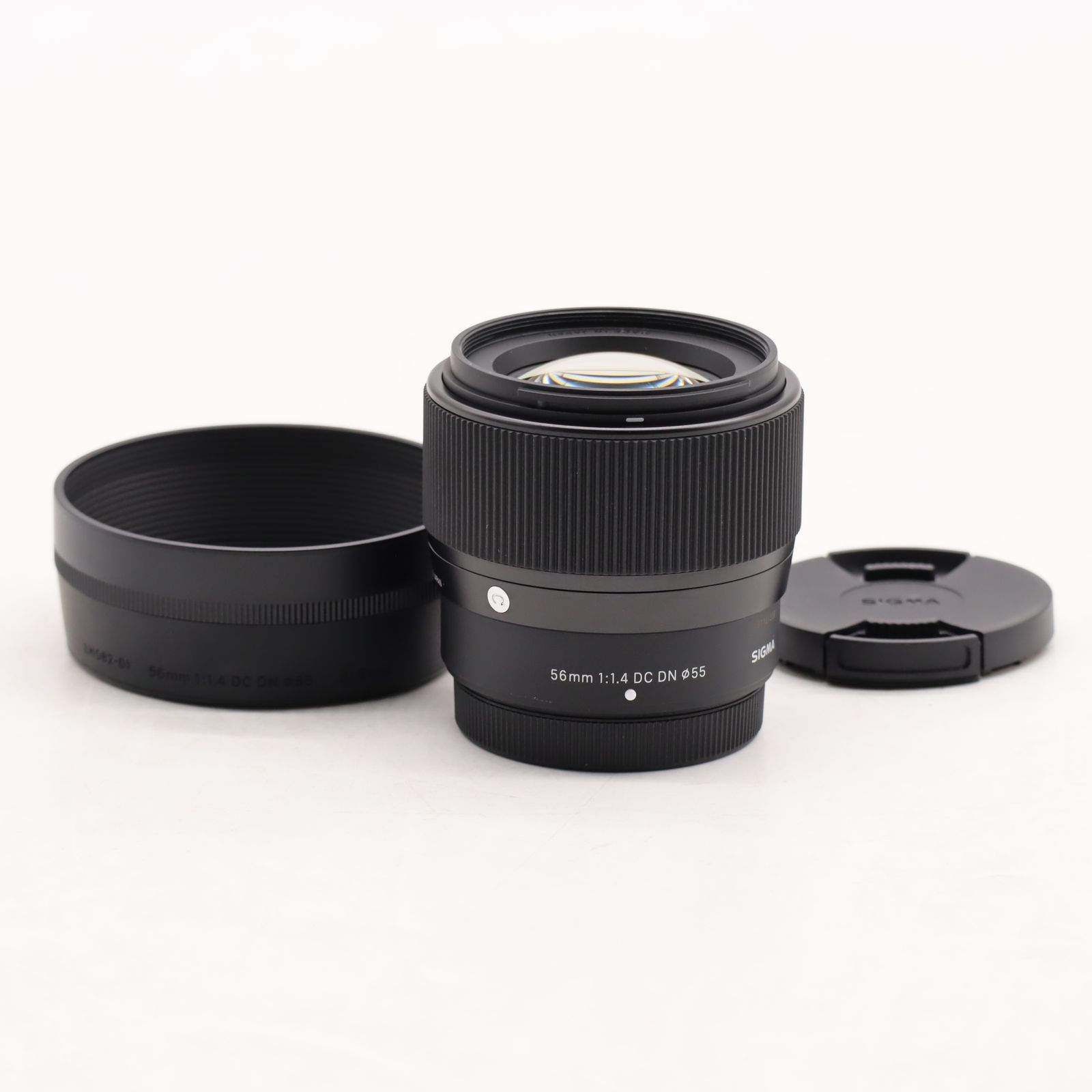 SIGMA Contemporary 56mm F1.4 DC DN フジフイルムX用｜APS-C対応 単焦点望遠レンズ｜大口径F1.4・高解像・美しいボケ ポートレート向け【中古】