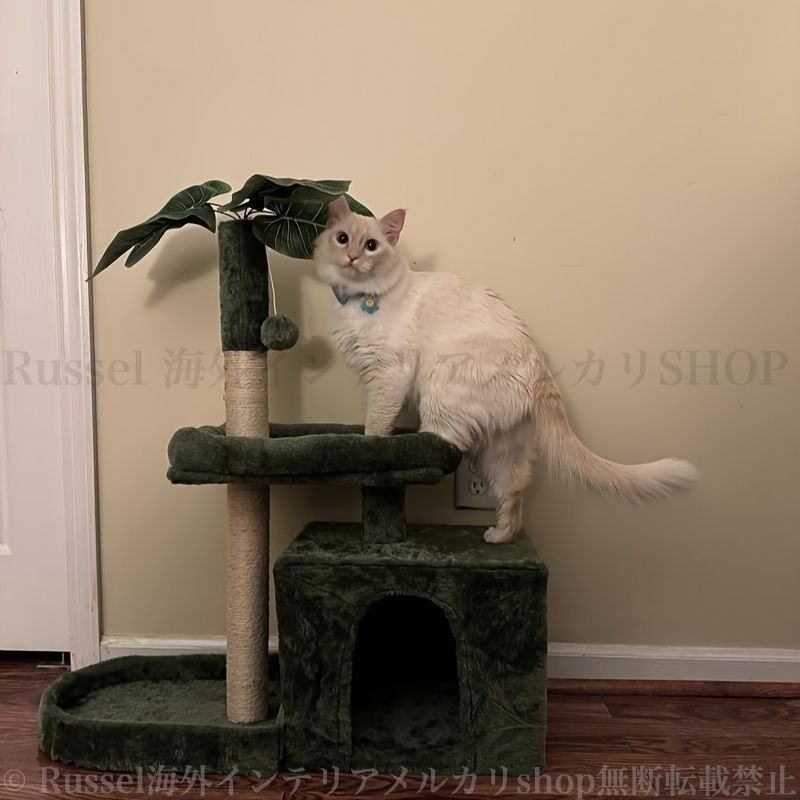 キャットタワー ツリー デザイン おしゃれ かわいい 爪とぎ 付き ペット用品 ペット ベッド 猫 猫ベッド 白 ホワイト グリーン グレー 4-7 キャットタワー ツリー デザイン おしゃれ かわいい 爪とぎ 付き ペット用品 ペット ベッド 猫 猫ベッド 白 ホワイト グリーン グレー 4-7