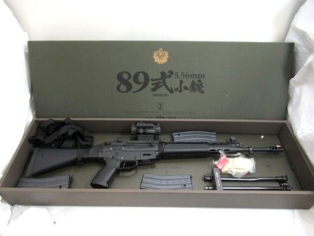 東京マルイ ガスブローバック 89式 5.56mm小銃 固定銃床型 動確OK 対象年齢18歳以上 中古■