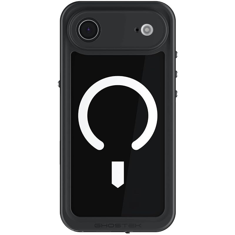 【新品】 ゴーステック ノーティカルスリム for iPhone 16 Pro Max ブラック 防水 防塵 耐衝撃 スマホリング装着可 magsafe IP68 GHOCAS3906