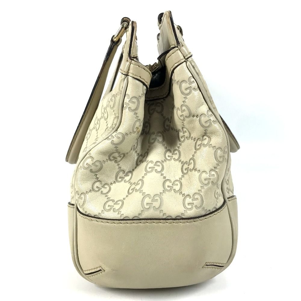 GUCCI グッチ ハンドバッグ GG ロゴ グッチシマ 257063 シマレザー