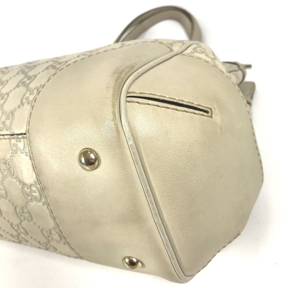 はな様 GUCCI グッチ ハンドバッグ GG ロゴ グッチシマ 257063 シマレザー