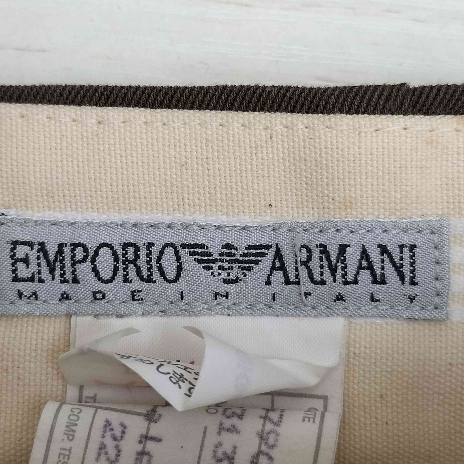 エンポリオアルマーニ EMPORIO ARMANI 90s イタリア製 2タック ワイド