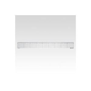 （まとめ） 方眼直定規 2mm厚 CR-HR45R 1本入 〔×10セット〕