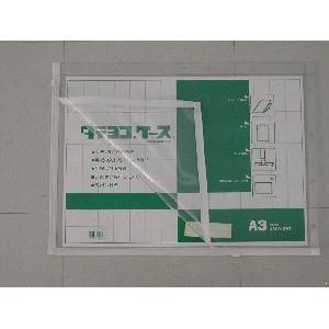 （まとめ） タテヨコケース TY-A3-W 1枚入 〔×3セット〕