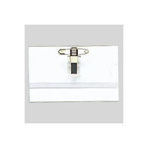 （まとめ） 名札 名刺型 再生PET製 CR-NF42P-T 1個入 〔×50セット〕