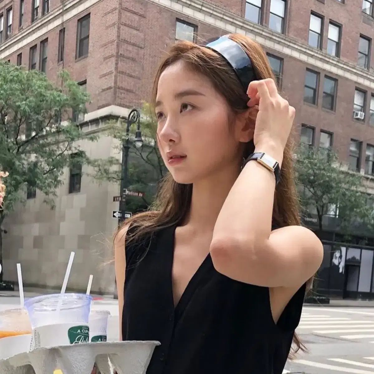 ザ・バーネット キャロライン ヘアバンド アンバー