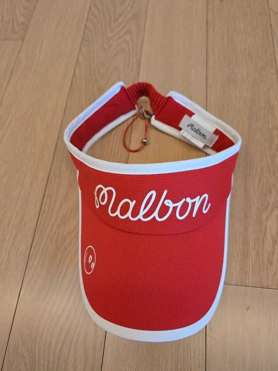 MALBON GOLF マルボンゴルフ サンキャップ レッド レディース