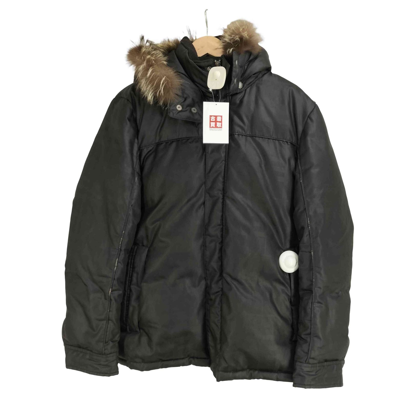 バーバリーブラックレーベル BURBERRY BLACK LABEL シルバーフォックス 