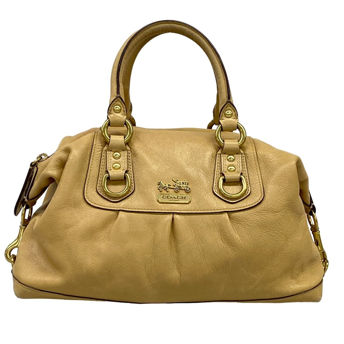 COACH(コーチ) ハンドバッグ マディソンレザーサブリナ 12937 ベージュ 