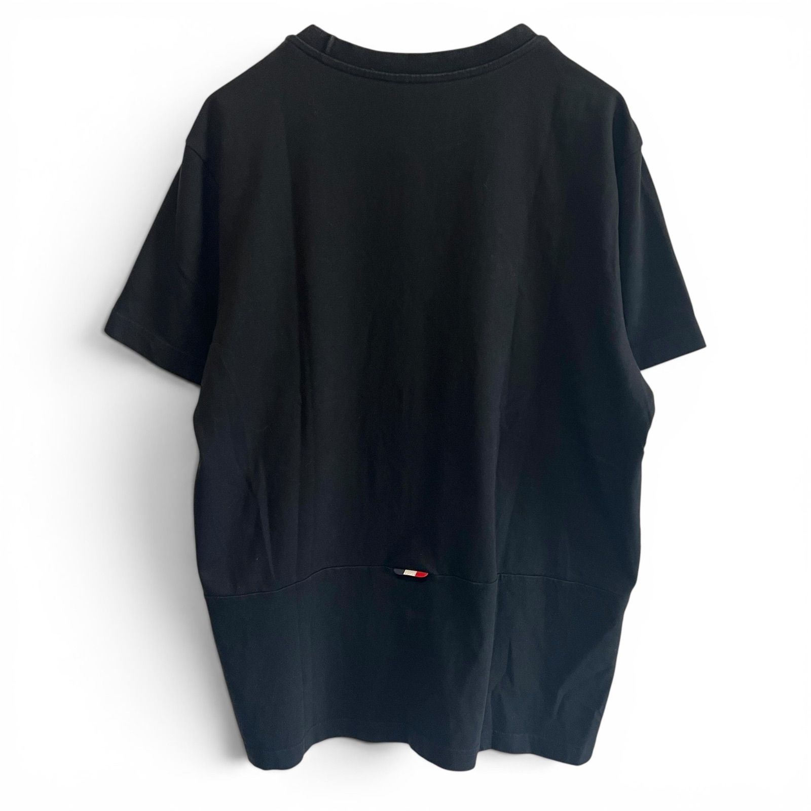 MONCLER モンクレール Tシャツ 半袖 ラバーロゴワッペン トリコロール 