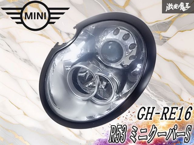 ☆点灯OK☆BMW MINI ミニ 純正 GH-RE16 R53 ミニクーパーS HID ヘッドライト ヘッドランプ 右ハンドル 左 助手席側 0 301 218 671 棚2I9