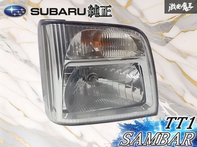 スバル 純正 TT1 サンバー ヘッドライト ヘッドランプ 右 右側 運転席