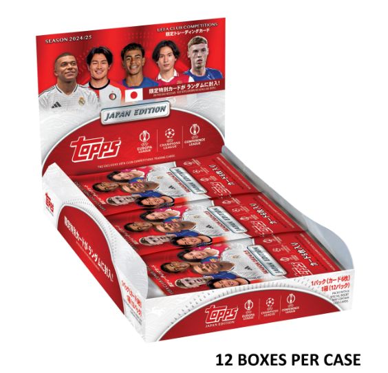2024-25 Topps UEFA Japan Edition Sealed Case 未開封ケース