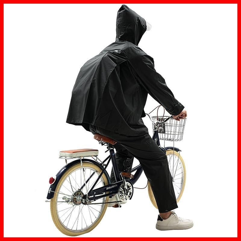 【特価商品】リュック対応 レインスーツ 上下セット レインコート 自転車 バイク レインウェア 登山 梅雨 通勤 レインウェア 通学 雨合羽 雨衣 雨具 透湿防水生地 カッパ メンズ/レディース