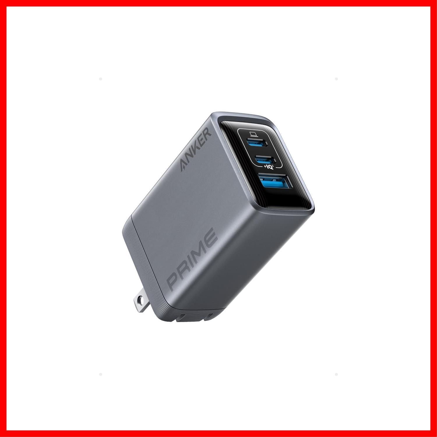 【即日発送】(100W 3 Ports GaN) MacBook Charger PD対応Windows PC iPad Prime iPhone Galaxy Android Anker スマートフォン ノートPC 各種