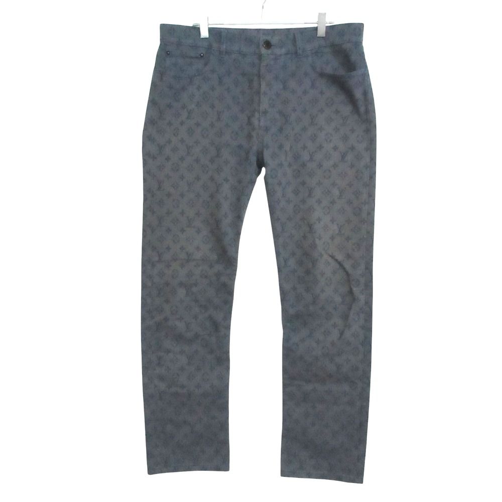 19AW LOUIS VUITTON ルイ・ヴィトン デニムパンツ モノグラム 総柄 