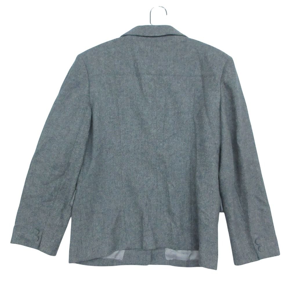 Mademoiselle NON NON マドモアゼルノンノン セットアップ MOON社製 ウール カシミヤ生地 ジャケット スカート セットアップ グレー M レディース 【中古】