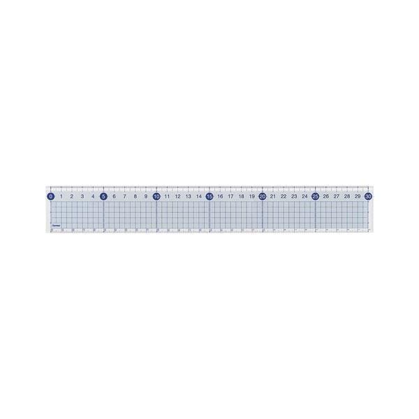 （まとめ） レイメイ藤井 すべらないカッティング定規 30cm 〔×10セット〕
