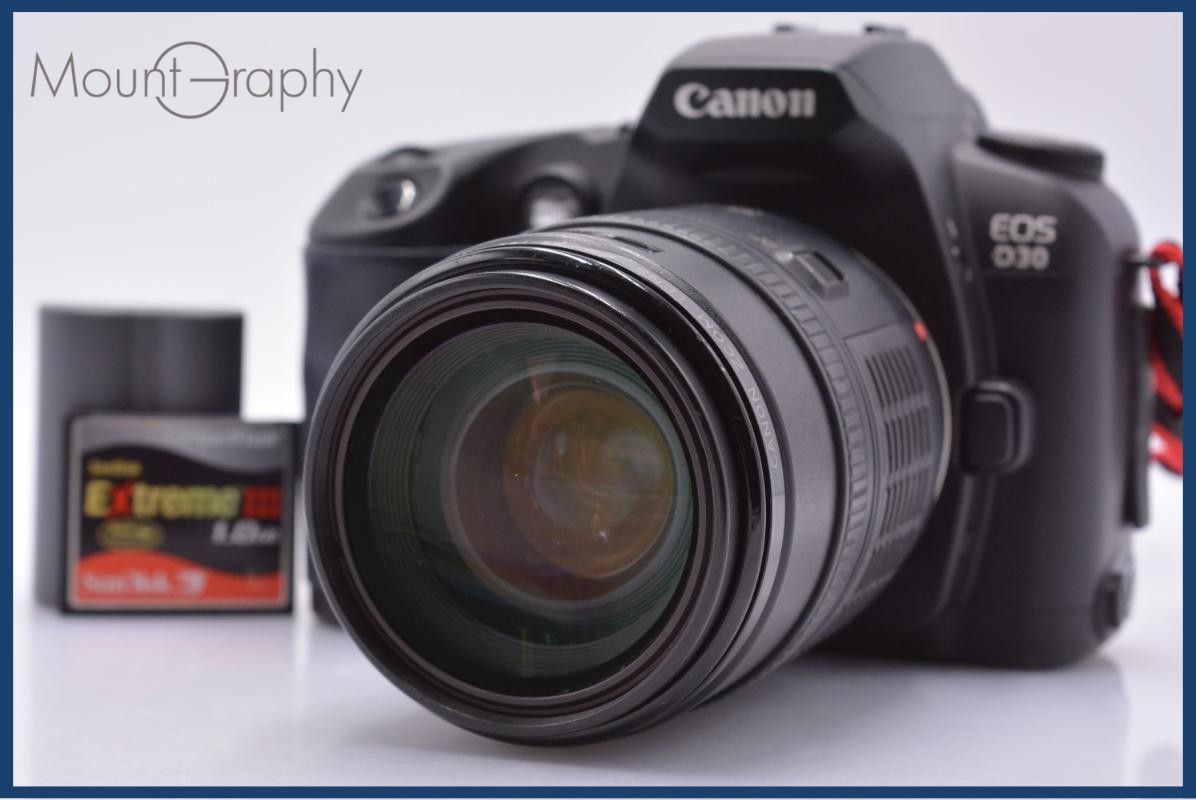 キヤノン Canon EOS D30 + Canon EF 35-135mm F3.5-4.5 バッテリー、メモリーカード付属 同梱無料 #yk8270