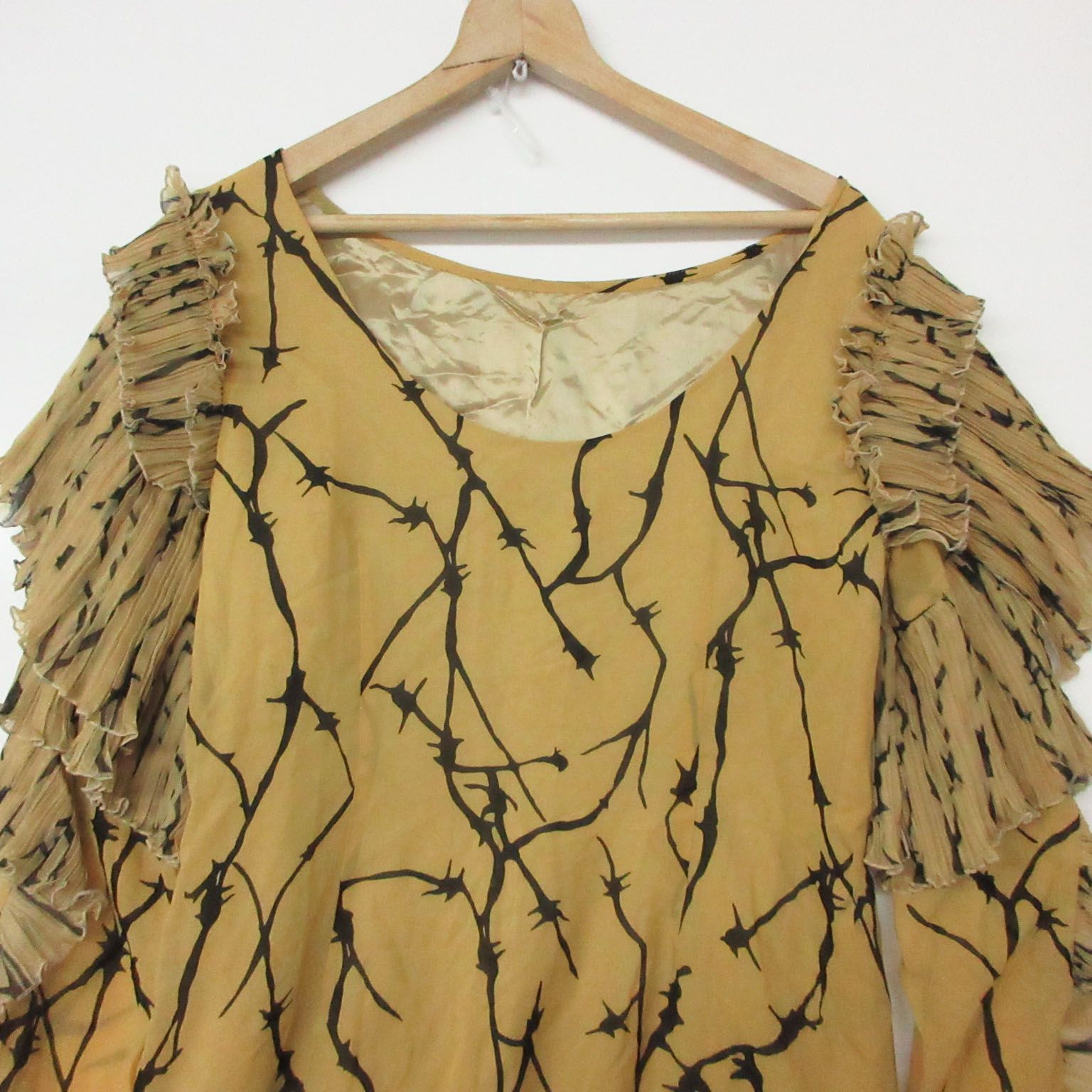 DRIES VAN NOTEN フリルシアーシャツ