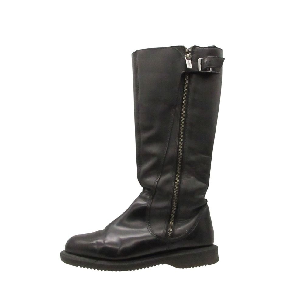 Dr.Martens ドクターマーチン ブーツ Chianna キアンナ レザー ロングブーツ シューズ サイドジップ ブラック 5 22cm レディース 【中古】