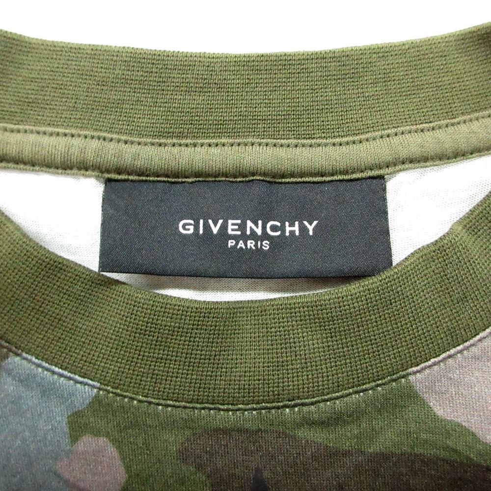 GIVENCHYジバンシィ カモフラージュ プリント クルーネック 半袖T 