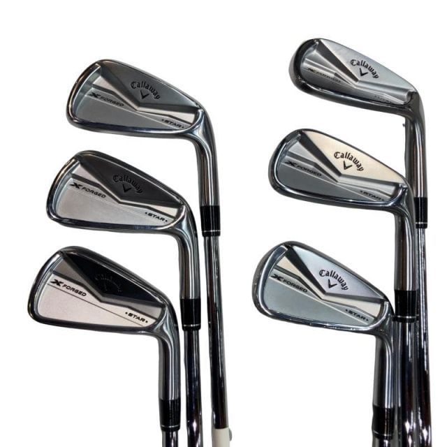 【中古】 キャロウェイ X FORGED STAR(2024) 6S アイアンセット IR NS PRO MODUS3 TOUR105 (フレックスS) メンズ 男性用 右利き 右用 Bランク ゴルフクラブ
