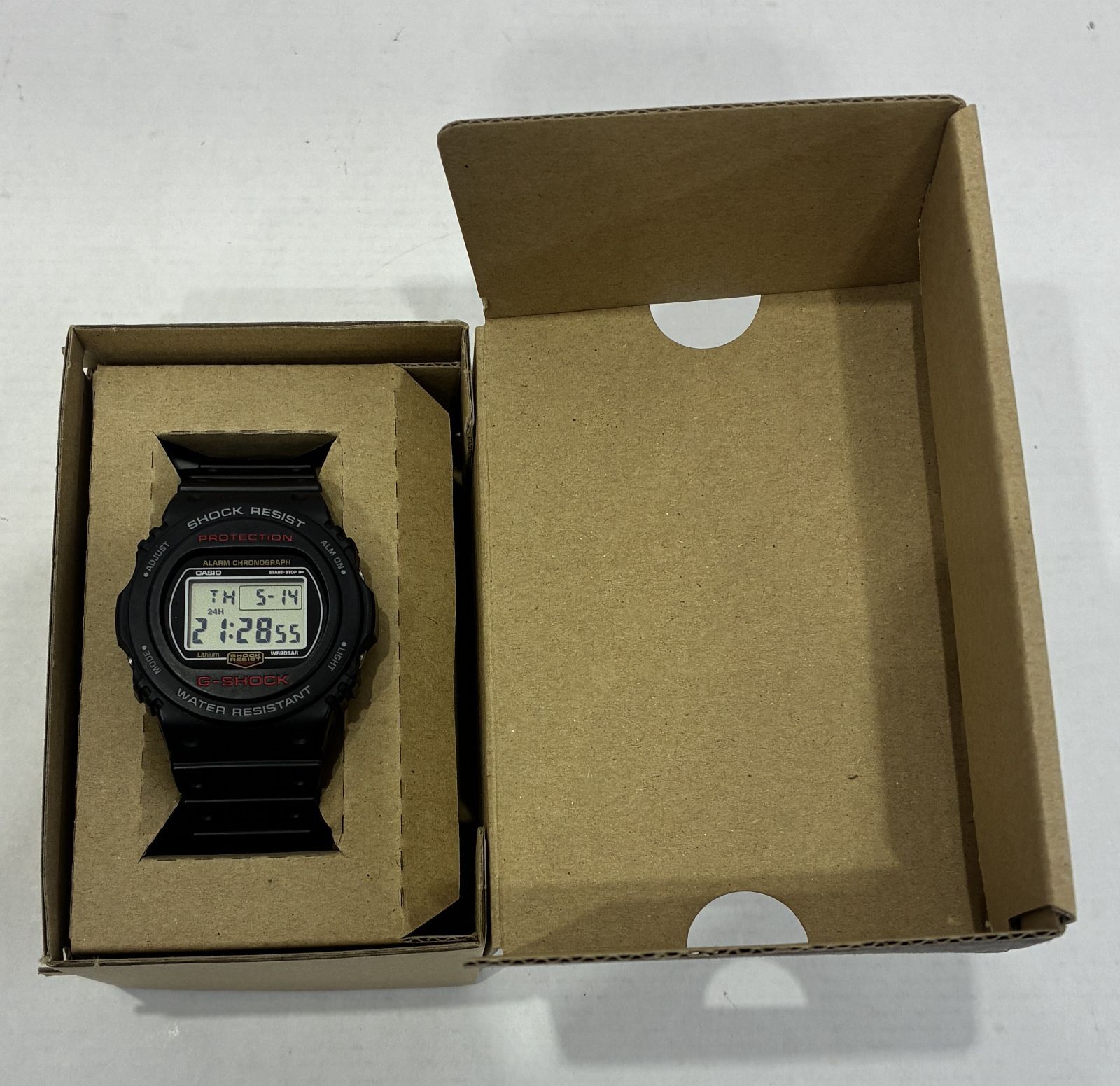 中古 使用感有 稼働品 CASIO G-SHOCK DW-5750E-1JF 腕 時計 バック 