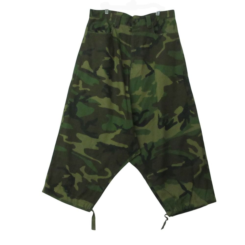 美品 Y's for men ワイズ フォー メン サルエルパンツ ジョガー ミリタリー カモフラ 迷彩柄 MZ-P12-016 ボトムス グリーン 4 メンズ 【中古】