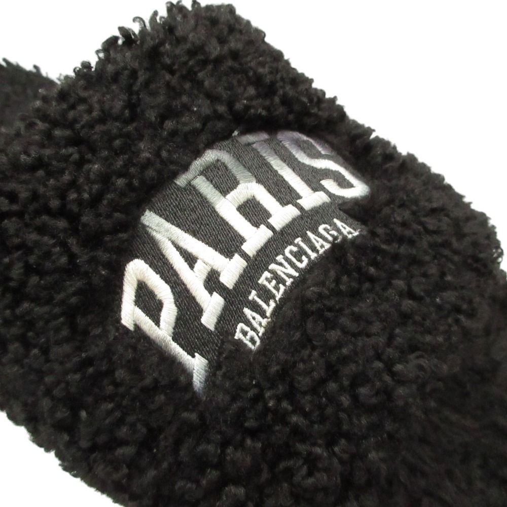 BALENCIAGA バレンシアガ Furry slide サンダル ボア ファー ロゴ