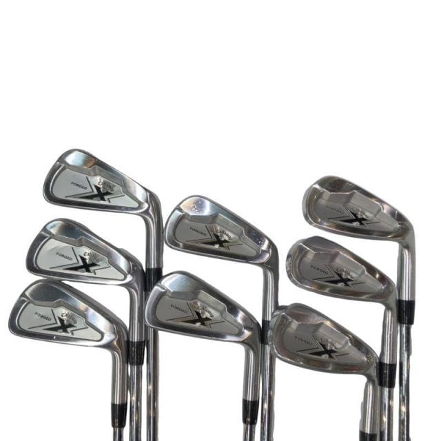 【中古】 キャロウェイ X FORGED 8S アイアンセット IR NS PRO 950GH (フレックスS) メンズ 男性用 右利き 右用 Dランク ゴルフクラブ