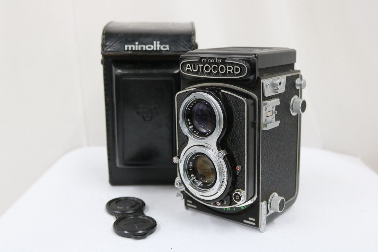 【訳あり品】 ミノルタ Minolta Autocord オートコード I型 75mm F3.5 二眼カメラ e11914