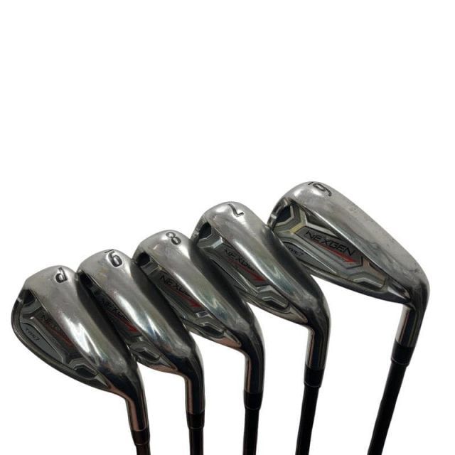 【中古】 ゴルフパートナー NEXGEN(2019) 5S アイアンセット IR NEXGEN E.I.F(BK) JI-895-8 (フレックスその他) メンズ 男性用 右利き 右用 Eランク ゴルフクラブ