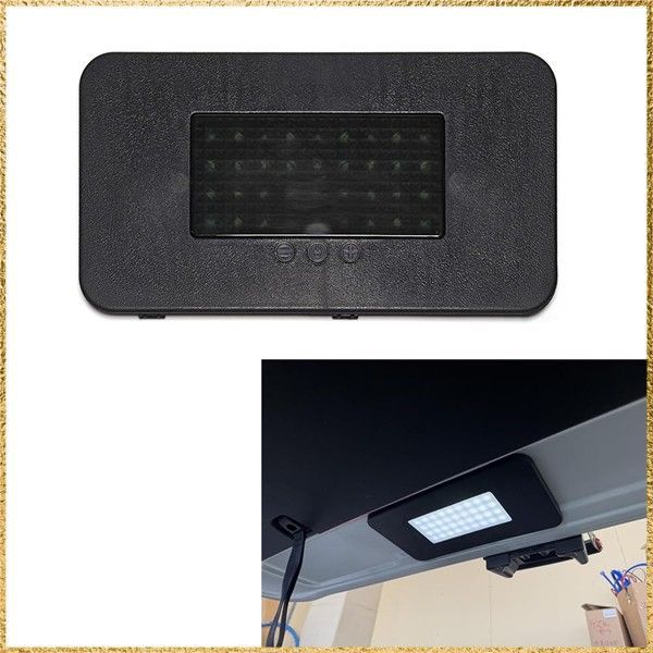 ☆彡送料無料でお届け☆彡スモークレンズ 改良型 ハイエース 200系 4-8型 LEDラゲッジランプLED 増設バックドアライト 説明書付 ラゲッジランプ 調光機能付き 補助ライト 高輝度 内装 パーツ (スモークレンズ)