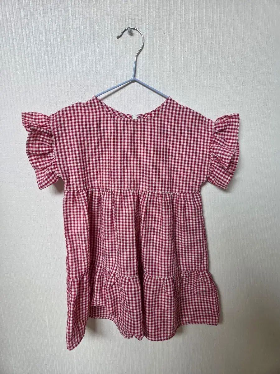 現行 美品 ファミリア 定番 赤チェック ワンピース ジャンパースカート