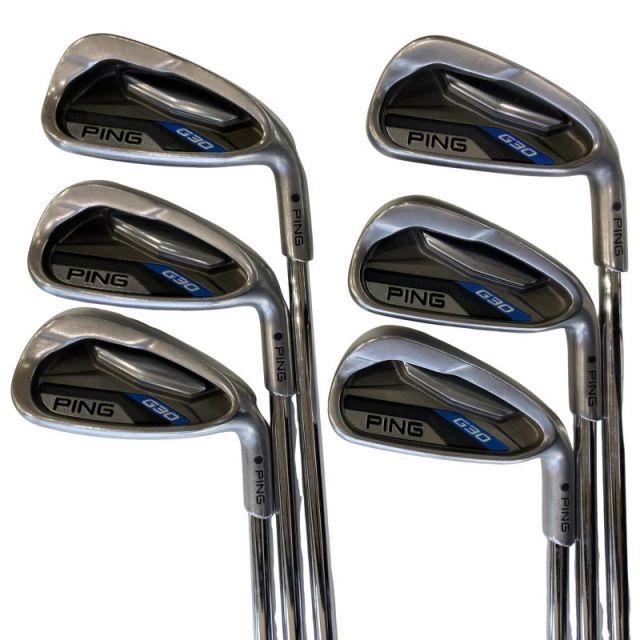 【中古】 ピン G30 6S アイアンセット IR NS PRO 950GH (フレックスR) メンズ 男性用 右利き 右用 Cランク ゴルフクラブ