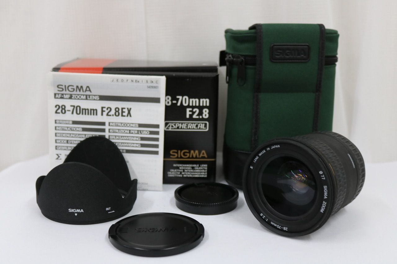 【返品保証】 【元箱付き】シグマ Sigma EX ZOOM ASPHERICAL 28-70mm F2.8 ミノルタマウント レンズ e11987