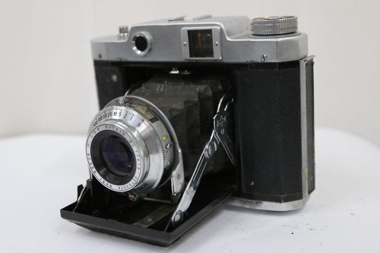 【返品保証】 マミヤ Mamiya MAMIYA-6 SEKOR T. 7.5cm F3.5 蛇腹カメラ e12036